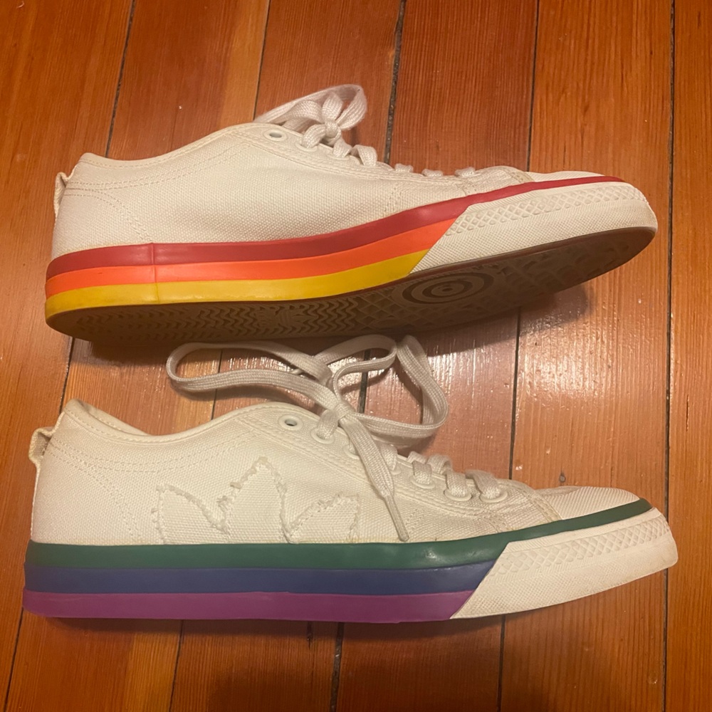 Adidas Love Unites Pride Sneakers (US 9, UK 8.5)